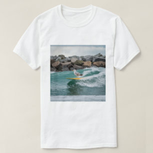 Winter Surfer Zeemeeuw, Zeemeeuw Surfen, Zeemeeuw  T-shirt