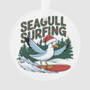 Winter Surfmeeuw, Kerstmeeuw Ornament