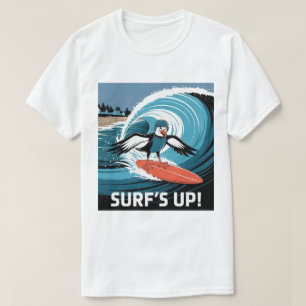 Winter Surfmeeuw, Meeuw Surft, Meeuw T T-shirt