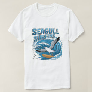 Winter Surfmeeuw, Meeuw Surft, Meeuw T T-shirt