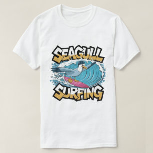 Winter Surfmeeuw, Meeuw Surft, Meeuw T T-shirt
