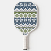 Winter Sweater Pickleball Paddle (Achterkant)
