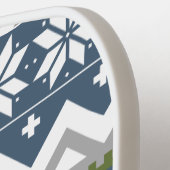 Winter Sweater Pickleball Paddle (Links Detail)