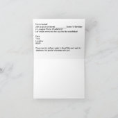 Winter Sweet 16 Anniversaire Fête Invitation (Intérieur)