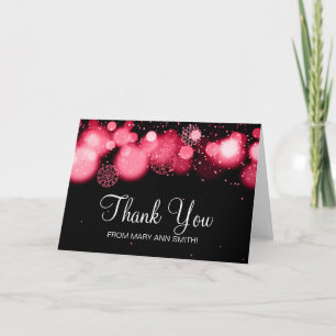 Winter Sweet 16 Merci Red Bokeh Lumières