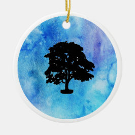 Winter Sycamore Gap Keramische Decoratie
