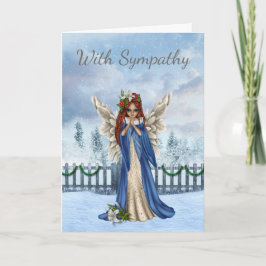 Winter Sympathy Card voor Angel Kaart