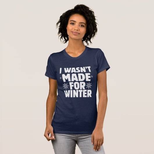 Winter T-shirt (Voorkant volledig)