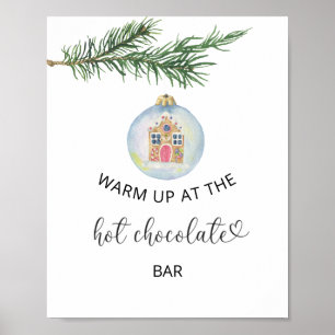 Winter tak - Up bij de Hot Chocolate bar Poster