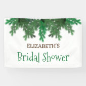 Winter Takken Bruidsmeisjesfeest Spandoek (Horizontaal)