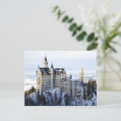 Winter te Neuschwanstein Castle, Duitsland, Beiere Briefkaart (Staand voorkant)