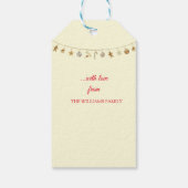 Winter te Spreewald Cadeaulabel (Achterkant)