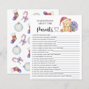 Winter teddybeer - spelletjes over de ouders