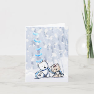 Winter Terriers Note Kaart