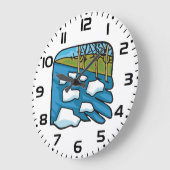 Winter Thaw River with Ice Floes Grote Klok (Hoek)