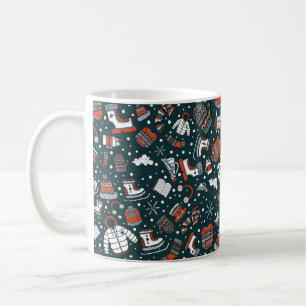 Winter thema patroon Mok