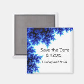 Winter Thema Save the Date Magneet (Voorkant / Achterkant)