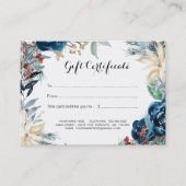 Winter Theme Gift Certificate Kortingskaartje (Voorkant)