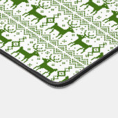 Winter Theme Reindeer Pattern Holiday Kerstmis Bureaumat (Hoek)