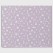 Winter Things Wrapping Paper - stof + sneeuw Cadeaupapier (Vlak)