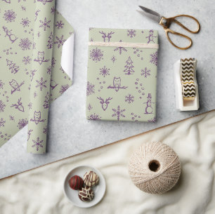 Winter Things Wrapping Paper - Thee + Plum Cadeaupapier