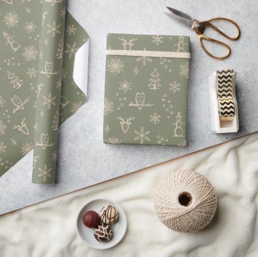 Winter Things Wrapping Paper - Wijze + Duif Cadeaupapier (Crafts)