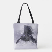Winter Thunder Canvas tas (Achterkant)