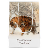 Winter Tigers aangepaste cadeautas (Achterkant)