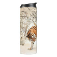 Winter Tigers tumbler