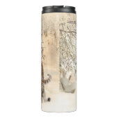 Winter Tigers tumbler Thermosbeker (Achterkant)