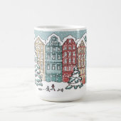 Winter Town Scene Koffiemok (Center)