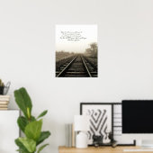 Winter Tracks and Scripture 16x20 Gloss-Poster Poster (Thuiskantoor)