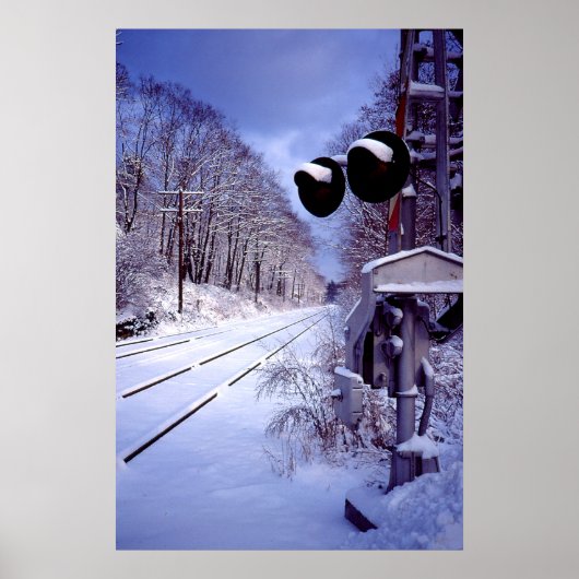 Winter Tracks Poster (Voorkant)
