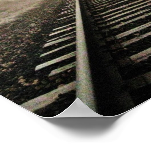 Winter Tracks Scene and Scripture 11x14 Poster (Hoek)