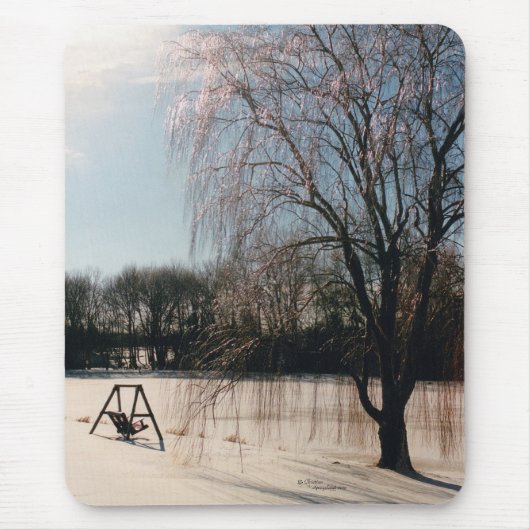 Winter Tranquility Mousepad Muismat (Voorkant)