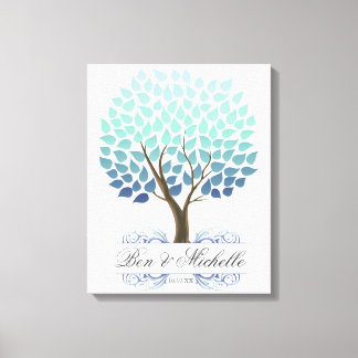 Winter Tree -100 Signature Canvas Guest Book Afdruk