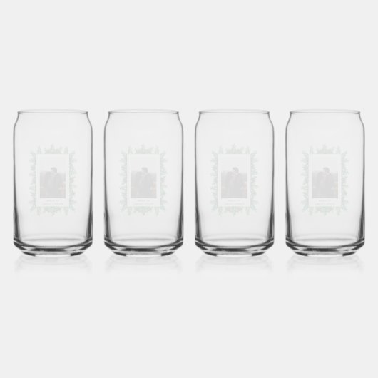 Winter Tree Branches Blikvorm Glas (Achterkant)