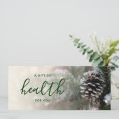 Winter Tree Chiropractic Holiday Cadeaucertificaat (Staand voorkant)