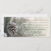 Winter Tree Chiropractic Holiday Cadeaucertificaat (Achterkant)
