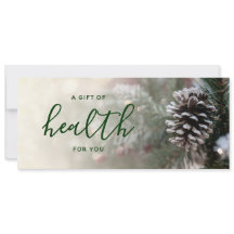 Winter Tree Chiropractic Holiday Cadeaucertificaat