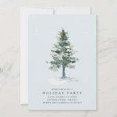 Winter Tree Holiday Card Kaart (Voorkant)