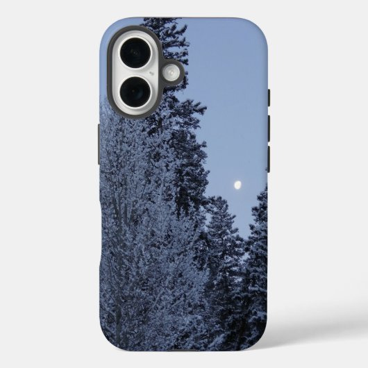 Winter Trees at Dawn Montana Landscape Case-Mate iPhone Case (Achterkant)