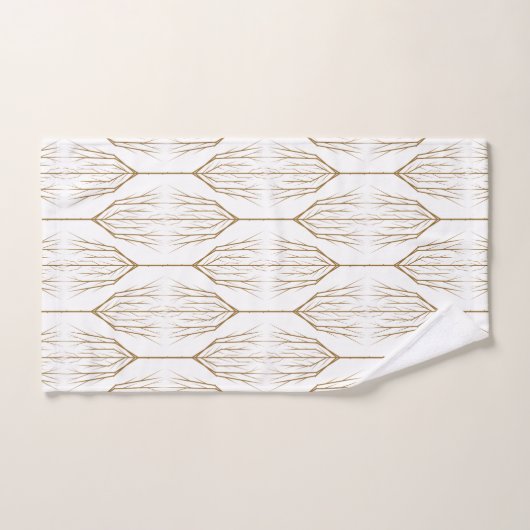 Winter Trees Bath Towel Set Bad Handdoek (Handdoek)