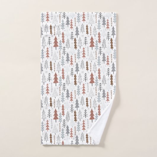 Winter Trees Bath Towels Handdoek (Handdoek)