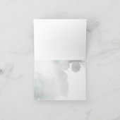 Winter Trees Bergen Gevouwen Dank u kaarten (Binnen)