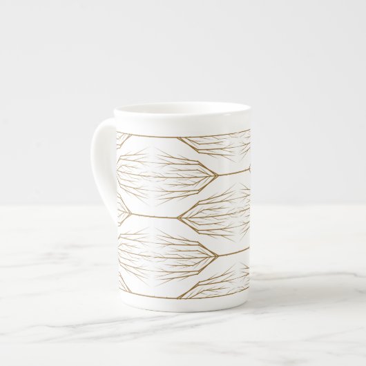 Winter Trees Bone China Mok (Voorkant links)
