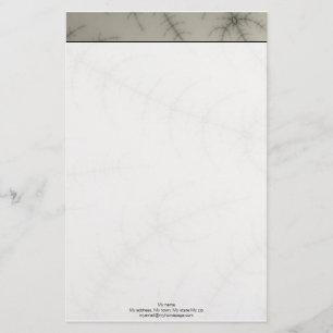 Winter Trees Fractal Briefpapier