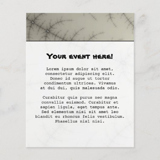 Winter Trees Fractal Flyer (Voorkant)