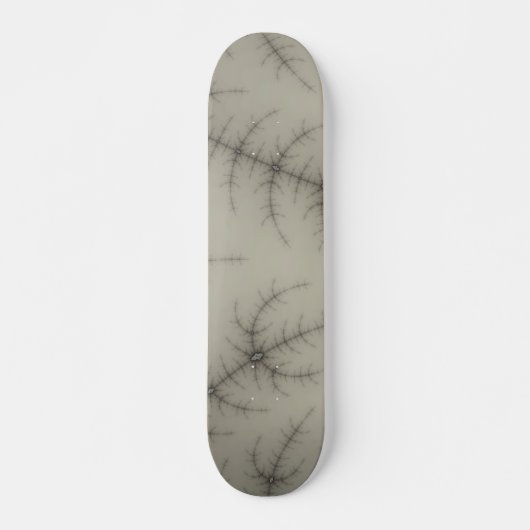 Winter Trees Fractal Skateboard (Voorkant)