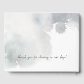 Winter Trees Mountains Livre d'or (Verso)